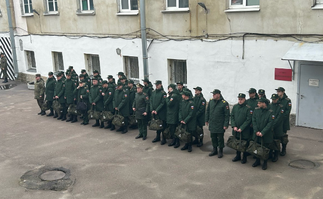 Первых призывников из Ленобласти отправили в военные части