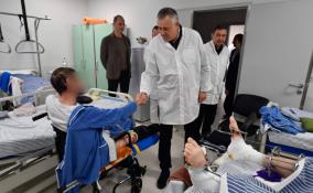 Губернатор Ленобласти посетил в Военно-медицинской академии раненых в ходе СВО бойцов