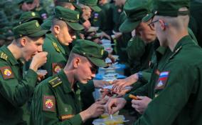 На военную службу призвали 1200 срочников из Ленобласти