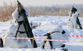 В Ленобласти военные отработали скоростную стрельбу из минометов «Сани»
