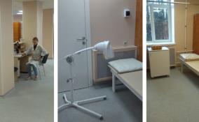 В Вырицкой поликлинике отремонтировали отделение физиотерапии