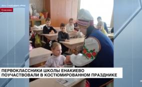 Первоклассники школы Енакиево поучаствовали в костюмированном празднике