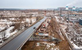 В Ленобласти начали строительство развязки с Мурманским шоссе около МЕГИ в Кудрово