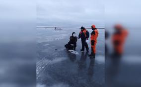 Спасатели из Новой ладоги провели мониторинг ледовой обстановки на Ладожском озере