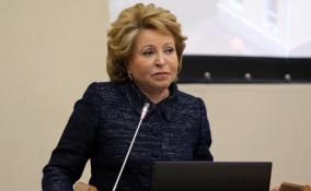 Валентина Матвиенко предложила временный мораторий на закон о госзакупках