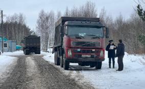 Эконадзор оштрафовал двух перевозчиков на 50 тысяч рублей за незаконный сброс отходов в Колтушах