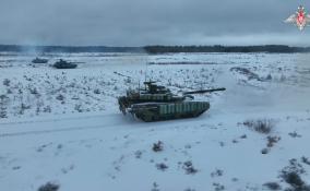 Танкисты Западного военного округа выполнили боевые стрельбы из Т-90М «Прорыв» в Ленобласти