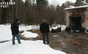 Жители Глебычево жалуются на зловония, исходящие от заброшенной канализационной станции "Леноблводоканала"