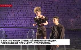 В ТЮЗе им. А. А. Брянцева показывают премьеру «Отрочество»