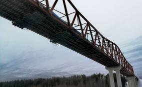 Строительство моста через реку Свирь в Подпорожье идет с опережением на 3 года