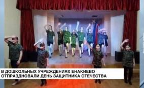 В образовательных учреждениях Енакиево отпраздновали День защитника Отечества