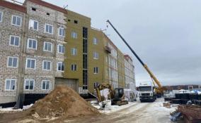 Строящаяся поликлиника в Новоселье готова на 60%