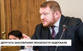 Депутата Заксобрания Ленобласти задержали