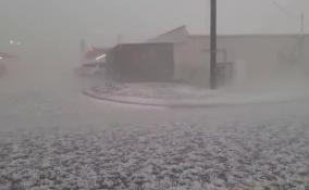 В Техасе прошел мощный шторм с градом и порывами ветра до 30 м/с