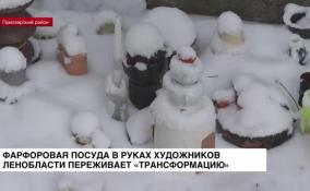 Фарфоровая посуда переживает «трансформацию» в руках художников в Ленобласти