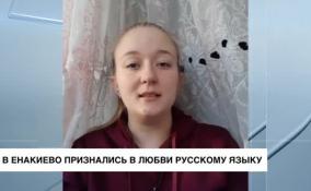 Молодежь Енакиево призналась в любви русскому языку