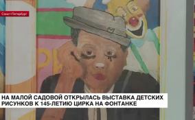 На Малой Садовой открылась выставка детских рисунков «Вокруг манежа»