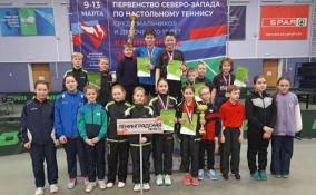 В копилке ленинградских спортсменов семь медалей первенства СЗФО по настольному теннису