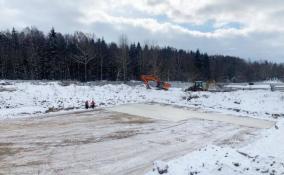 В Русско-Высоцком началось строительство водопроводной станции