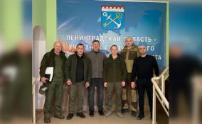 Марат Хуснуллин посетил штаб Ленобласти по организации восстановительных работ в Мариуполе