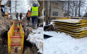 В Новой Ладоге началось строительство канализационных сетей протяженностью 1,5 км