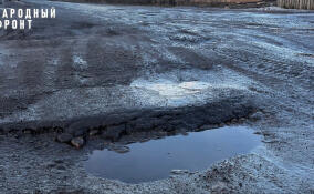 Разбитую региональную трассу из Соснового Бора в Усть-Лугу ждет ямочный ремонт