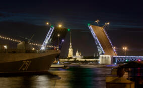 В ночь с 9 на 10 апреля в Петербурге состоится первая в этом году разводка мостов