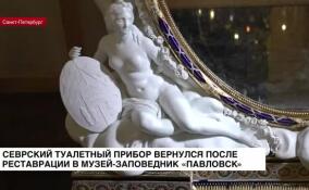Севрский туалетный прибор вернулся в музей-заповедник «Павловск»