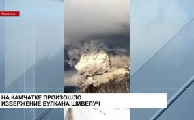 На Камчатке в ночь на 11 апреля произошло сильнейшее извержение вулкана Шивелуч