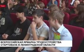 Всероссийская ярмарка трудоустройства стартовала в Ленобласти