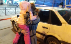 Спасатели Ленобласти вызволили из заблокированной машины маленького ребенка в поселке Тельмана