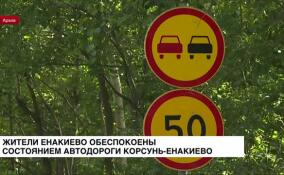 Жители Енакиево обеспокоены состоянием автодороги Корсунь — Енакиево