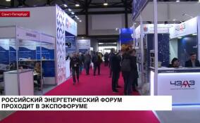 В «Экспофоруме» проходит Российский энергетический форум