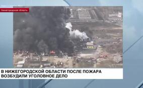 В Нижегородской области после пожара возбудили уголовное дело