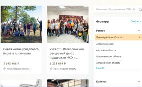 Жителей Ленобласти приглашают проголосовать за проекты НКО