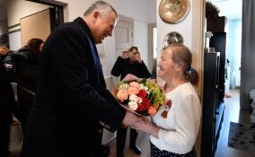 Губернатор Ленобласти лично поздравил ветерана Великой Отечественной войны с наступающим Днем Победы