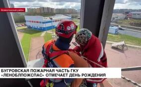 Бугровская пожарная часть ГКУ «Леноблпожспас» отмечает день рождения