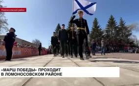 В Ломоносовском районе проходит «Марш Победы»