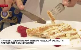 Кулинарный чемпионат «Лучший шеф-повар 47-го региона» проходит в Кингисеппе