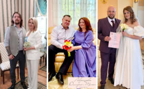 За неделю в Ленобласти отношения узаконили 124 пары