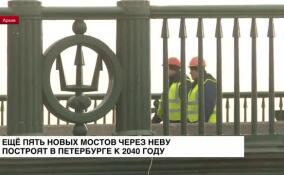 В Петербурге появятся пять новых мостов через Неву