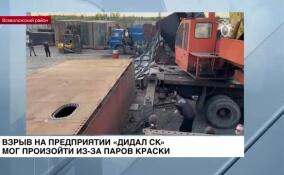 По факту гибели рабочих на предприятии «Дидал-СК» во Всеволожском районе возбуждено уголовное дело