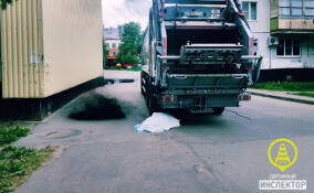 В Киришах водитель мусоровоза "МAN" задавил пенсионера