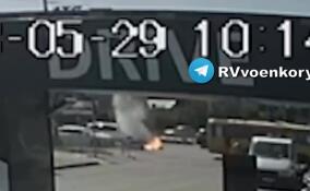 Видео: американская ракета ЗРК Patriot чуть не уничтожила маршрутку в Киеве