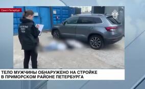 На стройке в Приморском районе Петербурга обнаружили тело мужчины