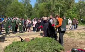 Под Тосно перезахоронили останки 12 бойцов Красной Армии