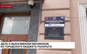 В Петербурге раскрыли уголовное дело о растрате городского бюджета