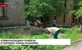 Коммунальные службы Енакиево наводили порядок на городских улицах и во дворах