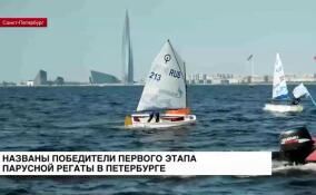 Определены победители первого этапа парусной регаты «Оптимисты Северной столицы. Кубок Газпрома»