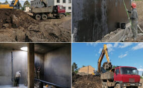В селе Колчаново продолжается строительство очистных сооружений
